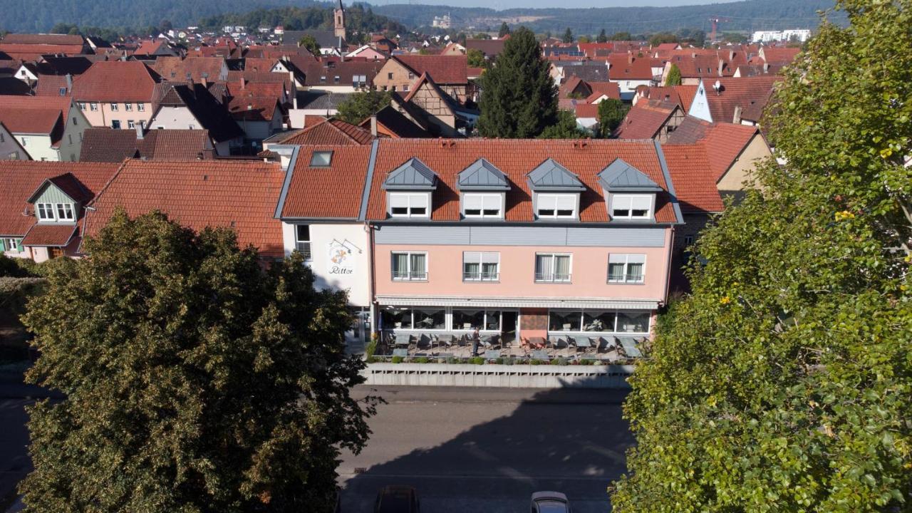 骑士旅馆及酒店 Haßmersheim 外观 照片